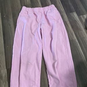 pink brandy sweatpants
